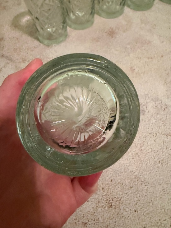 Set of 7 Libbey Hobstar Highball Glasses-16 Oz - Picture 3 of 3